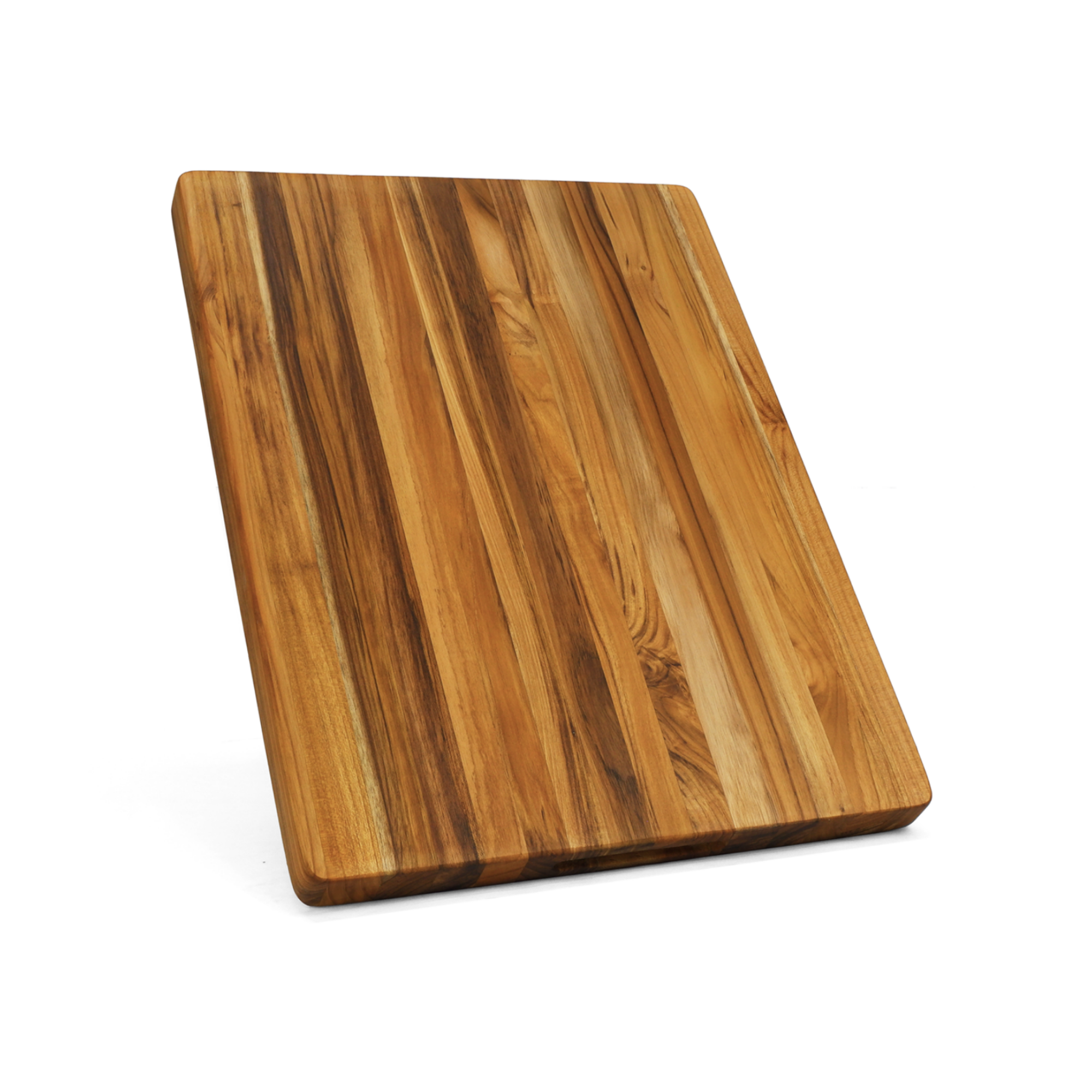 Teak Cutting Board Reversible Chopping Serving Board Multipurpose Food Safe Thick Board, Medium Size 18x14x1 inches