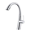 Chrome Single Handle Stainless Steel Pull Out Kitchen Faucet