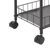 6 Tier Slim Rolling Storage Cart, Mobile Shelving Unit with Wheels, Metal Wire Storage Shelving Rack with Baskets for Kitchen Bathroom Office Laundry Narrow Piaces