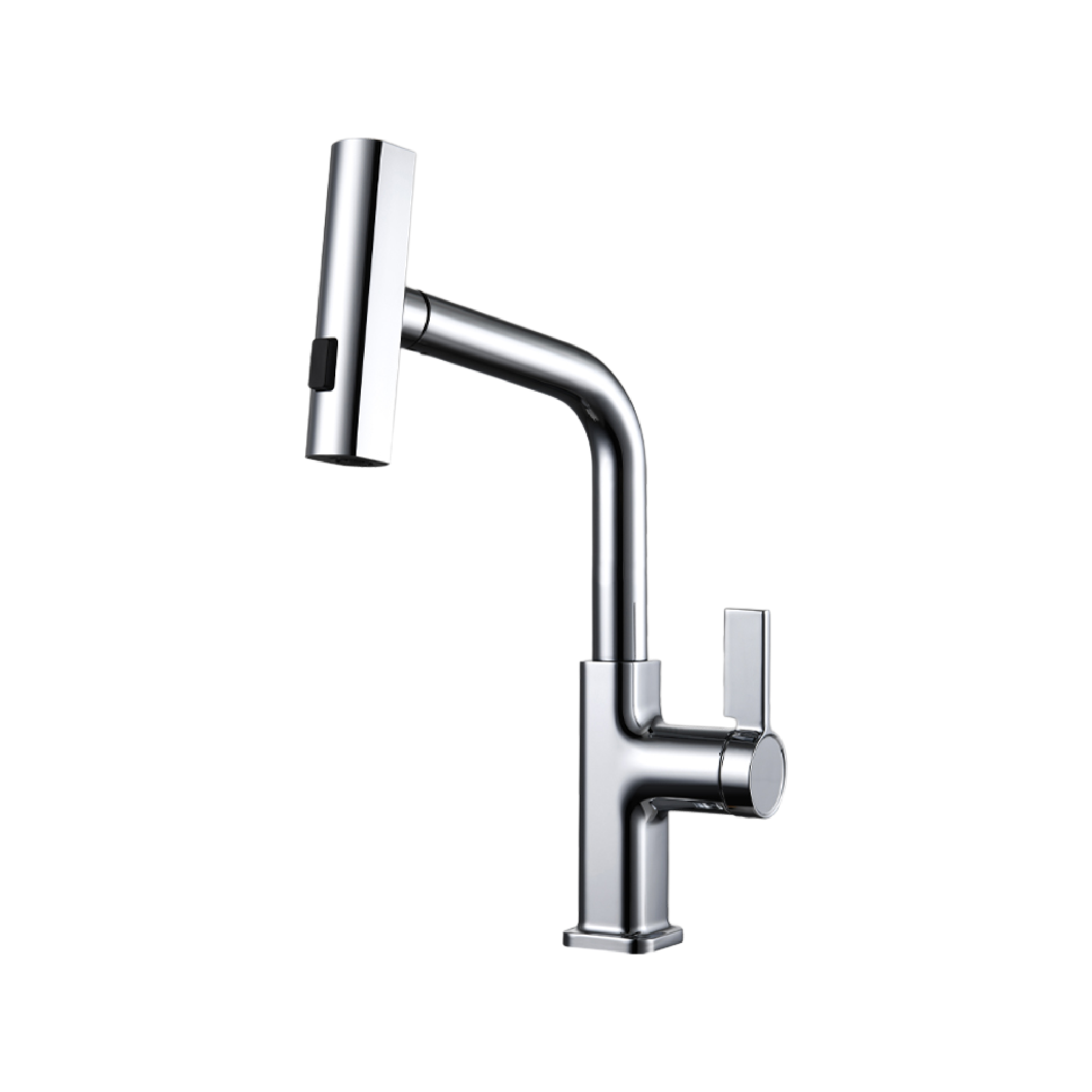 Pull-out faucet Rotating blade water pull-out faucet + hot and cold hose